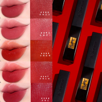 YSL small black bar Saint Laurent New 302 lipstick 301 307 small gold bar 1966 round tube 80 lip glaze 212