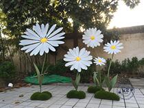 Kindergarten layout fresh window decoration props three-dimensional ornaments shopping mall beautiful stage background Daisy sunflower