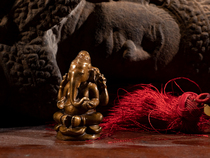 Ogrima French Jimei Museum Four-armed Ganesha bronze reduced version