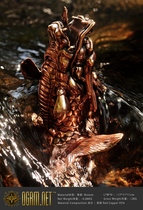 Ogrema bronze L-class Seiko Ichthyosaurus incense burner Yuyue Dragon door Annual fish ornament incense stove