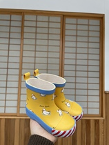 Baby cartoon rubber super soft Low Light Children low-top rain shoes environmental protection and epidemic prevention needs to send Shunfeng Oh