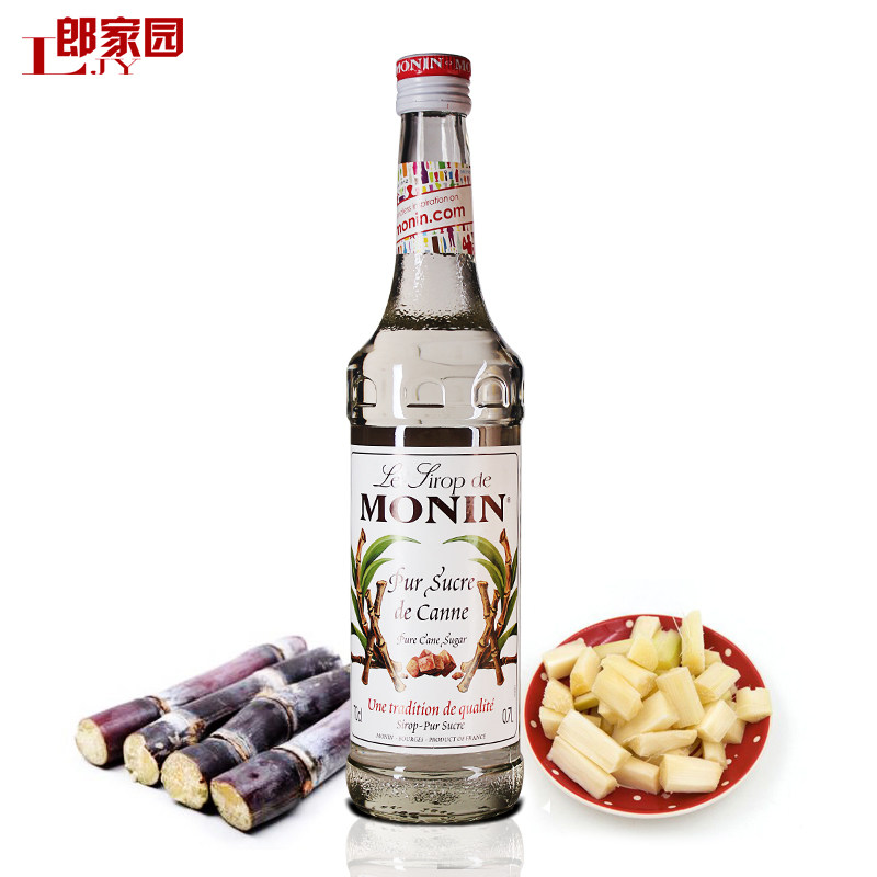 郎家园包邮莫林moninpurecanesugarsyrup莫林纯蔗糖风味糖浆