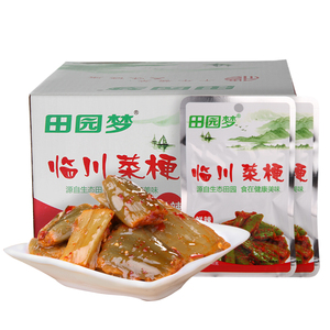 田园梦临川菜梗40gx20包江西抚州特产开味鲜香辣下饭咸酱榨菜芥菜