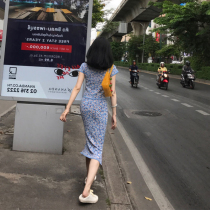 Ethnic style floral knitted skirt two-piece female summer can be salt can be sweet slim fit thin suit skirt small Western style