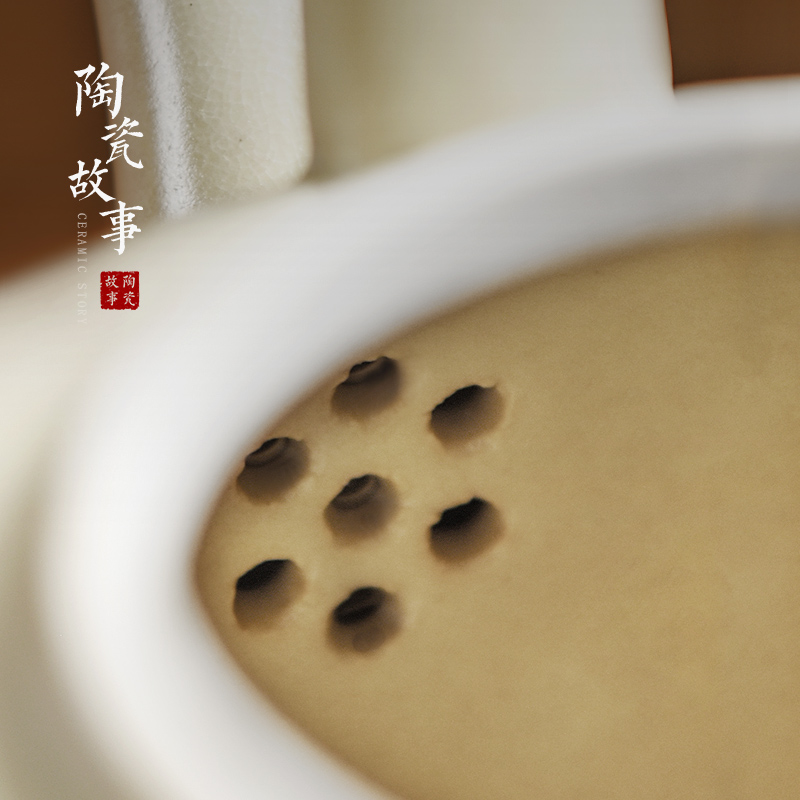 Members of the soda glaze ceramic cooking pot boil tea stove household suit white clay kettle TaoLu boiled tea machine