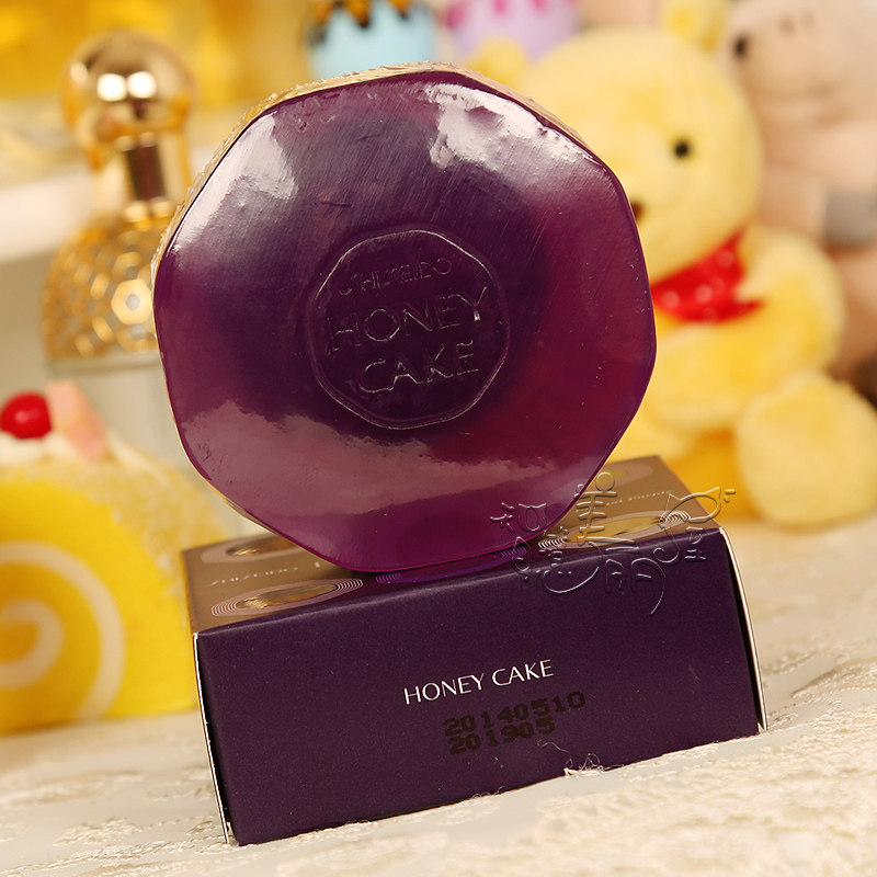 日本 资生堂 紫罗兰 蜂蜜透明 美容 香皂手工皂135g 洗脸 沐浴皂