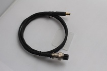 Power supply dc cable custom aviation to dc5 5 2 5 5 5 2 1 and other gold-plated dc head Teflon silver-plated cable