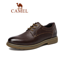 Camel mens shoes spring and summer autumn new leather Martin shoes Korean youth official flagship store official website Counter