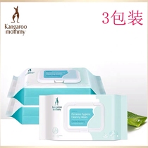 Kangaroo mother pregnancy care wet wipes 60 pumping * 3 prenatal postpartum private wet wipes natural mild