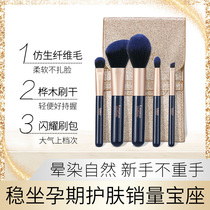 Kangaroo mother pregnancy makeup makeup brush loose powder blush brush Eye shadow Nose shadow eyebrow brush 5 pregnant makeup tools