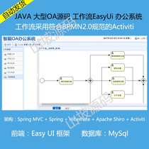 JAVA Large OA Source Working Flow EasyUi Office System Source System Documentation