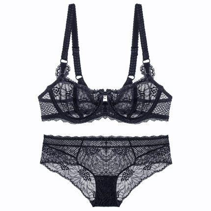 内衣套装女透视内衣胸罩性感骚火辣全透明情趣文胸超薄款蕾丝聚拢-tmall.com天猫 内衣套装女透视内衣胸罩性感骚火辣全透明情趣文胸超薄款蕾丝聚拢-tmall.com天猫