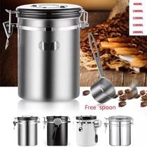 Stainless Steel Airtight Coffee Container Storage Canister S