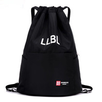 Corset pocket sports fitness bag simple outdoor travel backpack large capacity Light drawstring shoulder bag storage