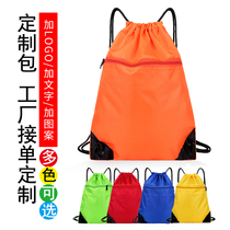 Customized drawstring backpack shoulder bag easy and light folding storage bag sports bag training bag Fitness Bag