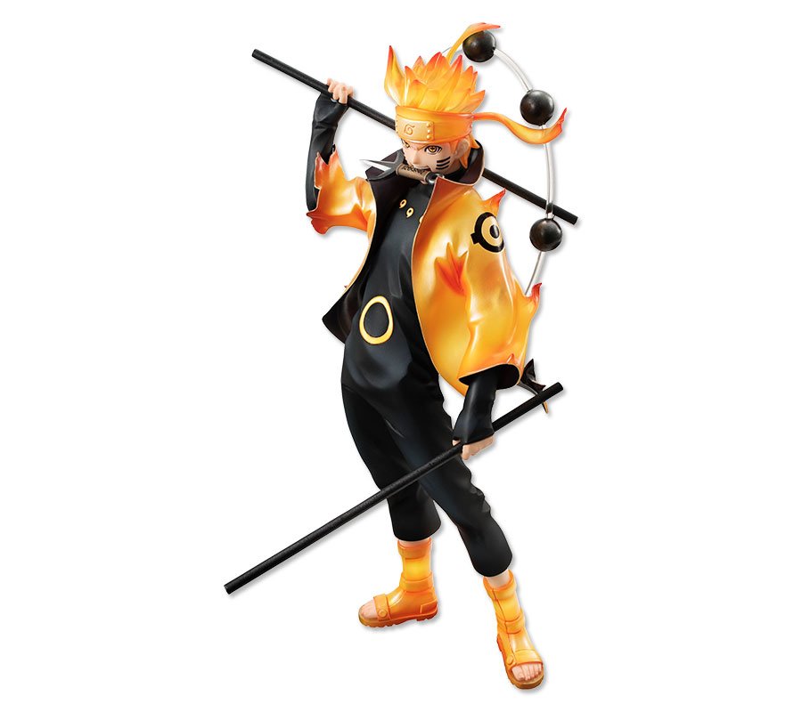 国产megahouse mh gem 火影忍者疾风传 六道仙人手办鸣人手办模型