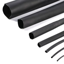 Guangdong triplex good quality black heat shrink tube sleeve shrink tube insulation tube low temperature flame retardant 15mm