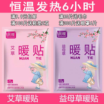 Motherwort warm baby paste self-fever dysmenorrhea conditioning wormwood cold warm body abdomen shoulder foot palace foot hot compress 10 tablets