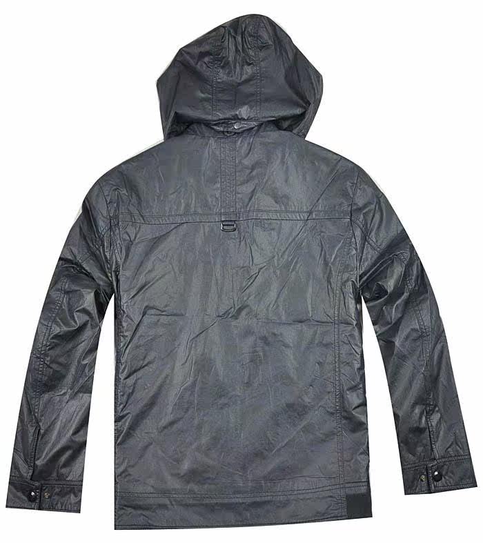 包邮正品培罗蒙夹克男装春秋款外套纯棉面料带帽(可拆卸)经典款