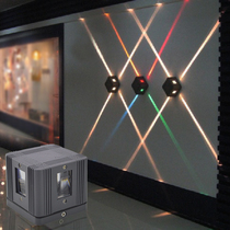Waterproof LED cross starlight lamp Wall lamp Bar KTV aisle corridor background wall lamp Exterior wall decoration engineering wall lamp