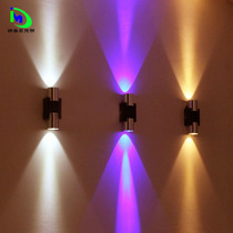 LED double head wall light 2W6W Simple modern stair light Corridor aisle light Creative background wall light Bar wall light