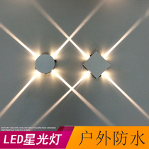 LED Cross starlight light Spot light KVT entertainment venue wall light Aisle corridor wall light Waterproof double-headed wall wall light