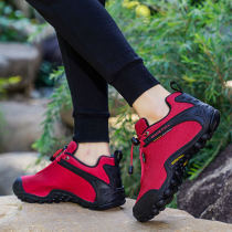 Mai Le couple outdoor mountaineering shoes women spring autumn and winter waterproof non-slip hiking shoes mens low-top off-road mountaineering shoes