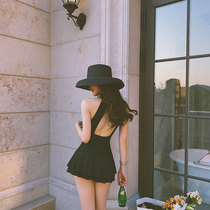 Vito new swimsuit women conservative belly bikini slim backless Net red hot spring bikini skirt swimsuit