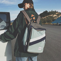 Ancient sense of school bag female Korean version Harajuku ulzzang high school college student shoulder bag 2019 new fashion backpack