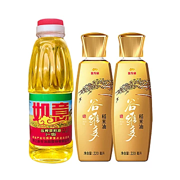 金龙鱼谷维多稻米油220ml*2[5元优惠券]-寻折猪