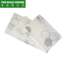 Organic cotton beeswax fresh cloth) Natural Reusable Food Wrap) zero waste environmental protection