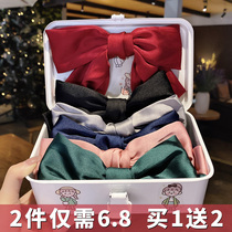 2021 New butterfly knot hair clip rear brain spoon clip head decorated with female summer top clip Korean tennis red hair decoration large