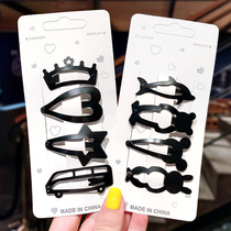 Small black hair clip BB clip edge clip hair accessories brief headwear Liu Haiclip Hairpin Wholesale South Korea Children Hair Trim Clip