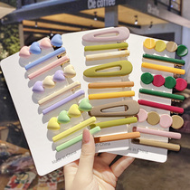 Hair Clip Rear Brain Spoon Female South Korea Ins Clip Head Accessories Sendai Fairy Side Clip Super Fairy Top Clip Girl Liu Haifa card