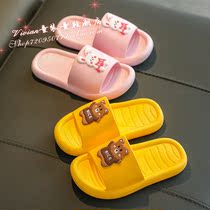 Hong Kong baby slippers Summer girls cartoon cute princess Big middle small child baby infant child cool drag