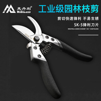 Industrial Grade Garden Branches Cut Gardening Cut Flowers Cut SK5 Carbonin Steel Strong Spring Toughness Full Band Lock Gardener