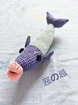 Big Mouth Fish Diy Artisanal Wool Thread Crochet Crochet Doll Electronic diagrams Unfinished products No video