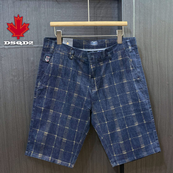 Summer national trend plaid denim shorts men's retro print straight cutout pants for youth thin style popular mid-sized pants
Summer national trend plaid denim shorts men's retro print straight cutout pants for youth thin style popular mid-sized pants