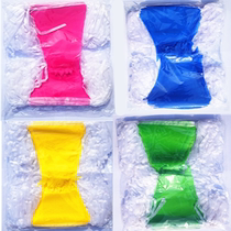 Creative monochrome pennant string flag bunting solid color red yellow blue green yellow hanging flag small bunting color bar