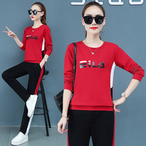 Square dance clothing new set women autumn cotton large size leisure fitness sports dance dance group performance clothing