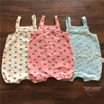 Baby Hanging Bag Bag Bark Summer Thin sleeveless triangle hay clothes Summer Baby cute supermega conjunction