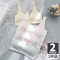 The girls underwear junior high school students develop a small vest vest. High school students wear a chest-wrapped cotton bra