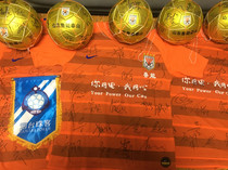 2021 Shandong Luneng Taishan Team autographed jersey Team uniform Fellaini Wang Dalei Guo Tianyu and so on