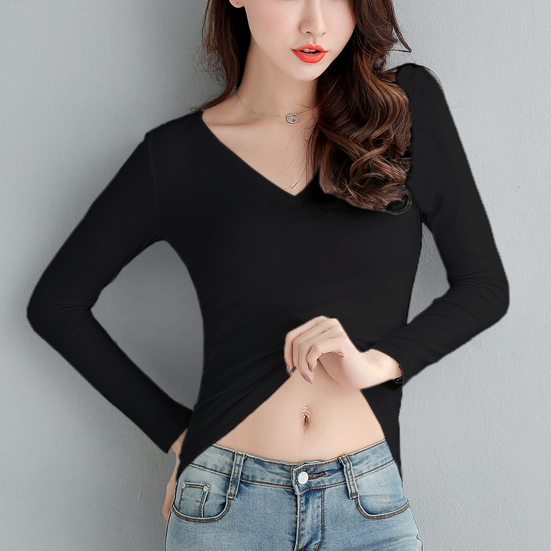images 10:Sleeved t-shirts in half-high-collar seven-point fashionable undershirt 2022 new yawning sweaty shirt ⁇ Autumn images 10:Sleeved t-shirts in half-high-collar seven-point fashionable undershirt 2022 new yawning sweaty shirt ⁇ Autumn