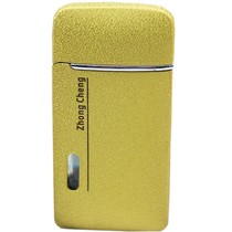 New Metal Windproof Lighter Creative Personality Ultra Slim Electronic Inflatable Rich Flowers Men And Women Gas Lighters