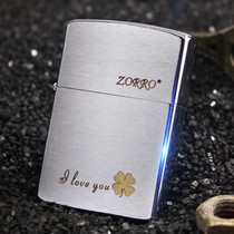 New ZORRO Zorro kerosene lighter creative windproof frosted drawing customized lettering for a mens gift