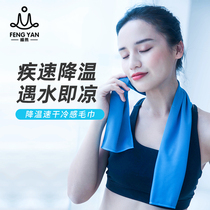 Fengyan ice towel sweat-absorbing fitness running cold sports ice towel sweat magic ice cold towel