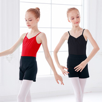 Childrens dance suit split suit summer sling suit girl dance shorts ballet Chinese dance jumpsuit