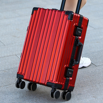 Suitcase men and women sturdy and durable thickened 24-inch large capacity suitcase 20 small light 26 pull bar box oversize