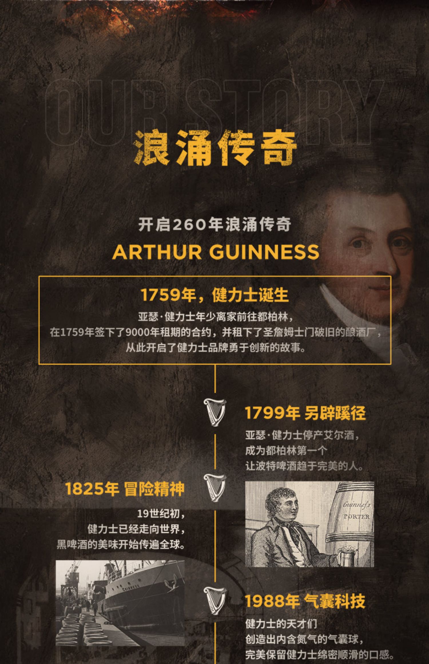 GUINNESS/健力士黑啤原装进口330ml*24瓶